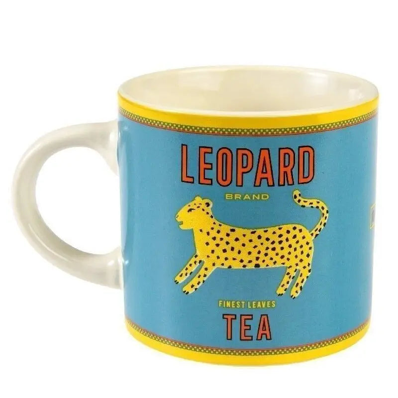 🐆 Leopard Tea Ceramic Mug
