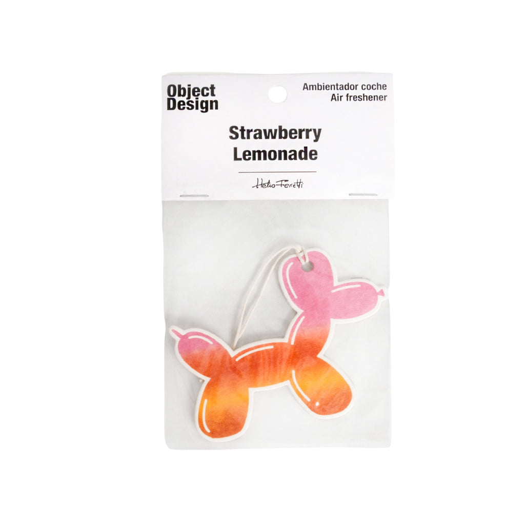 🐶🍓 Helio Ferretti | Air Freshener | Balloon Dog | Strawberry Lemonade