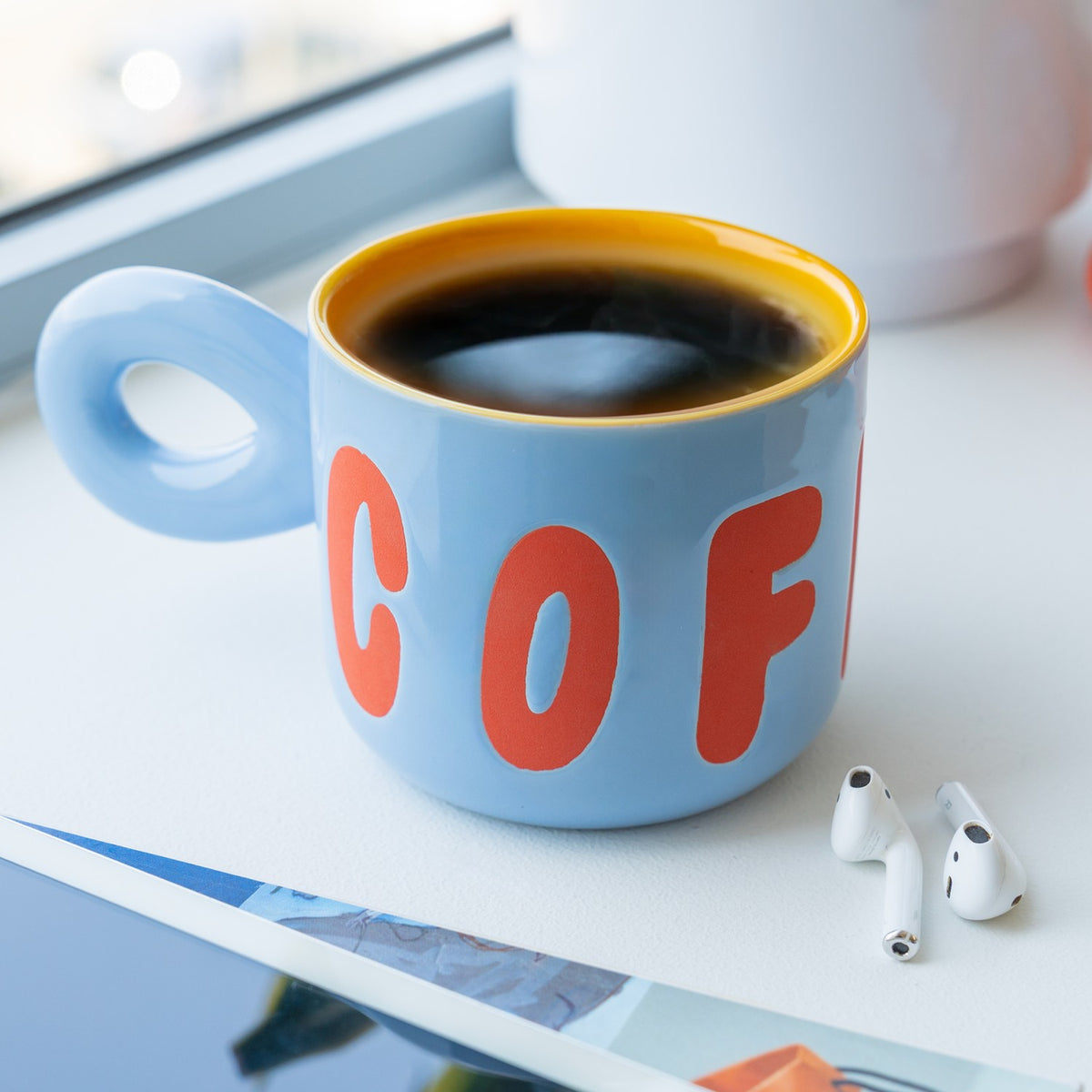 🩵 Helio Ferretti  Coffee Mug  Light Blue