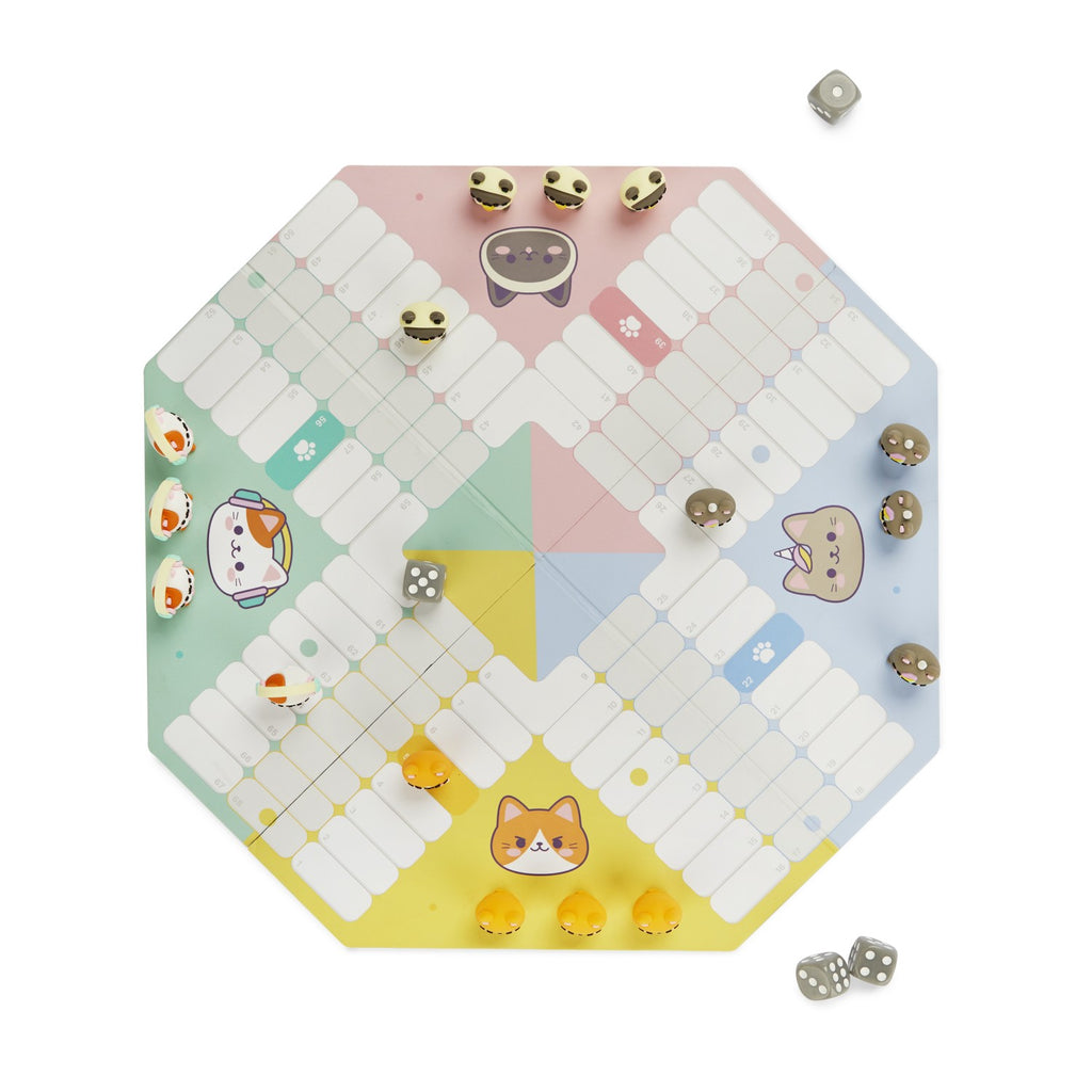 🐱 'Kawaii Purrchisi' Cat-Inspired Ludo Board Game