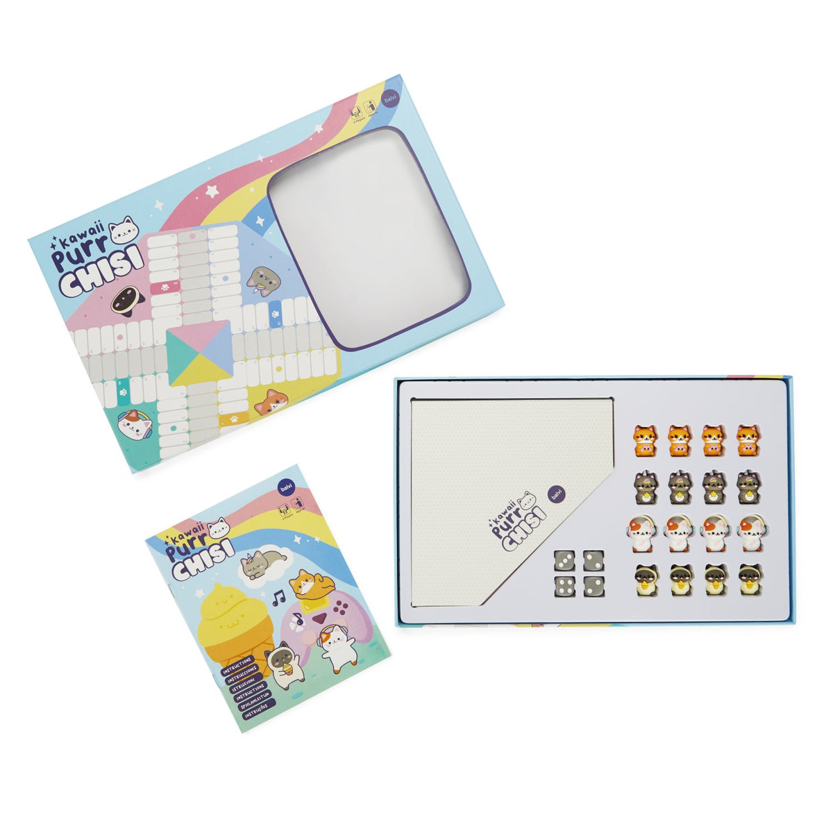 🐱 'Kawaii Purrchisi' Cat-Inspired Ludo Board Game