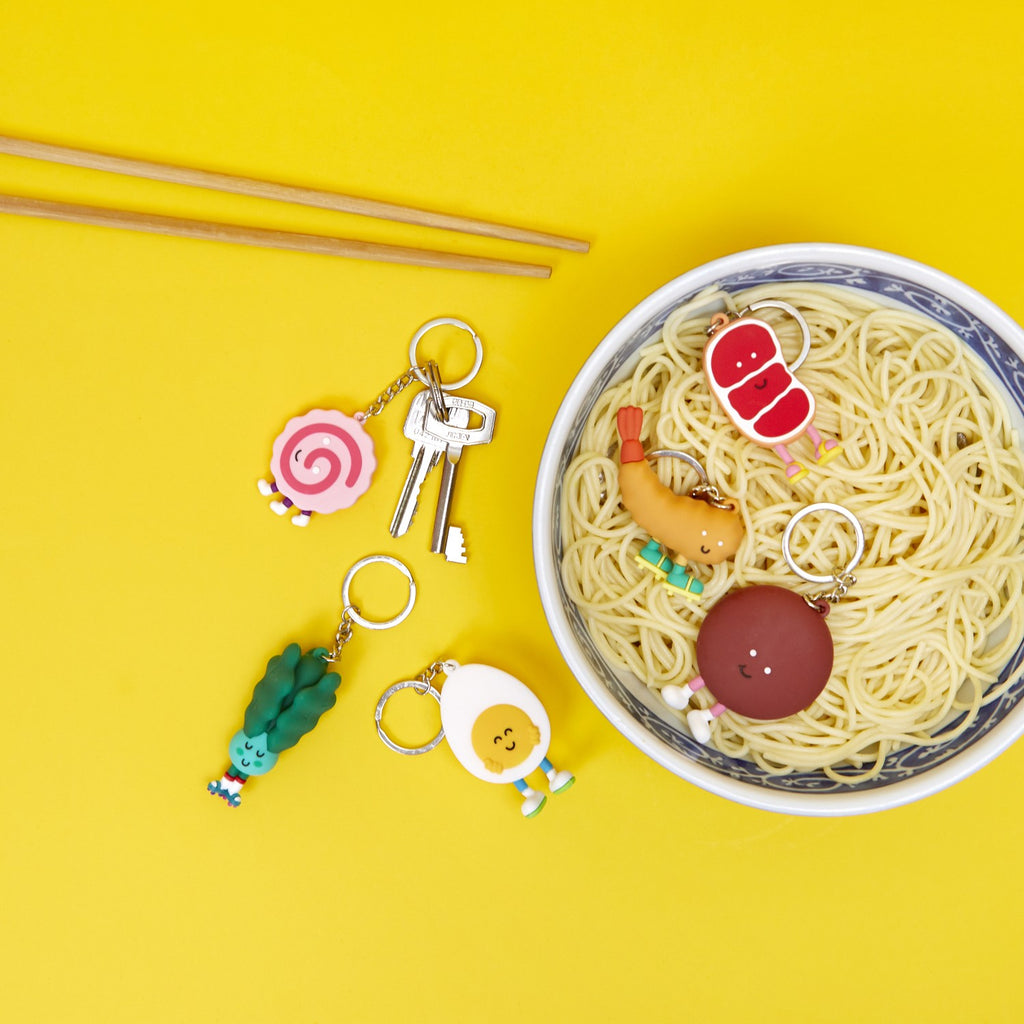 🥚🍜  Ramen Keyring | 'Eggo Chan' Marinated Egg