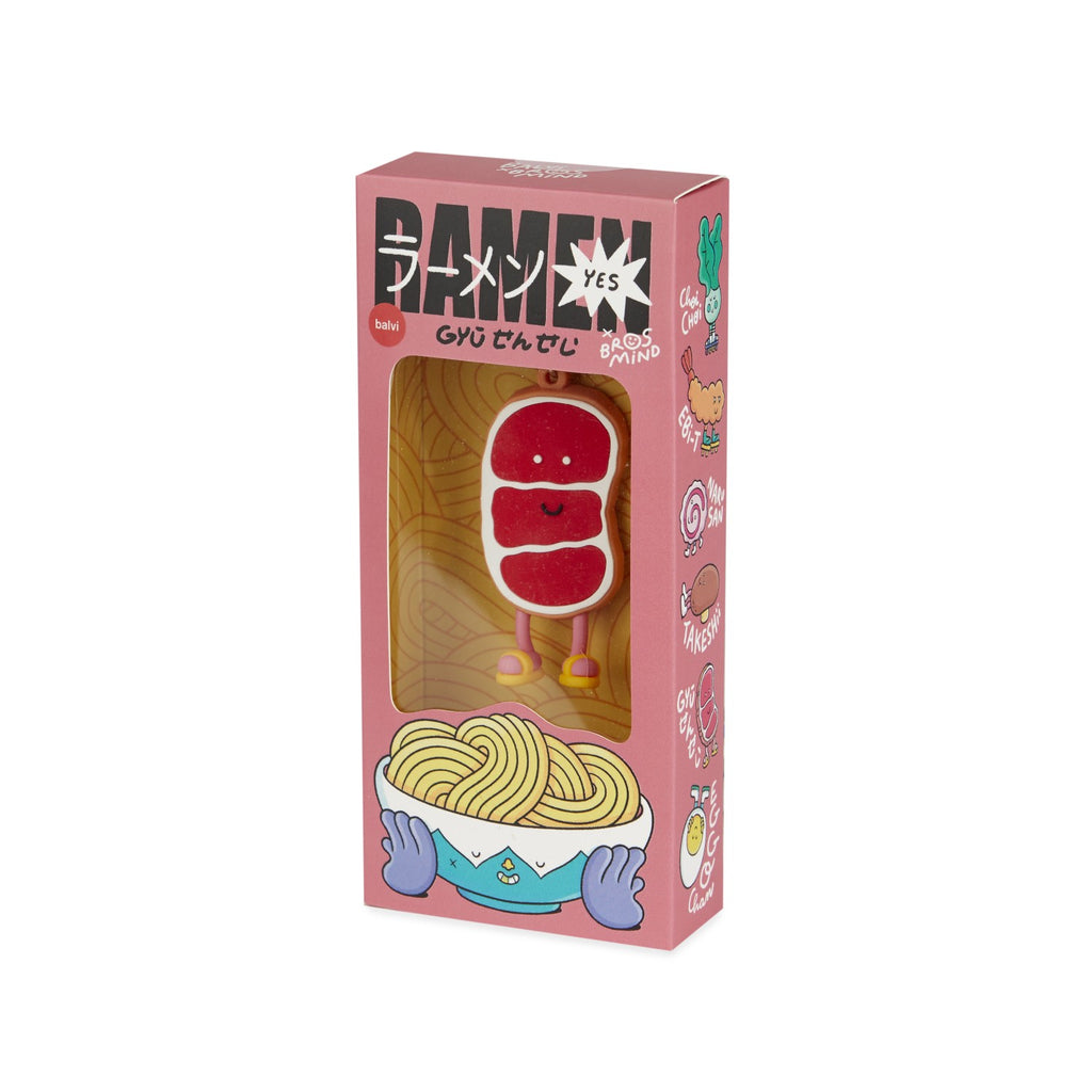🍜  Ramen Keyring | 'Gyu Sensei' Meat SliceBalvi