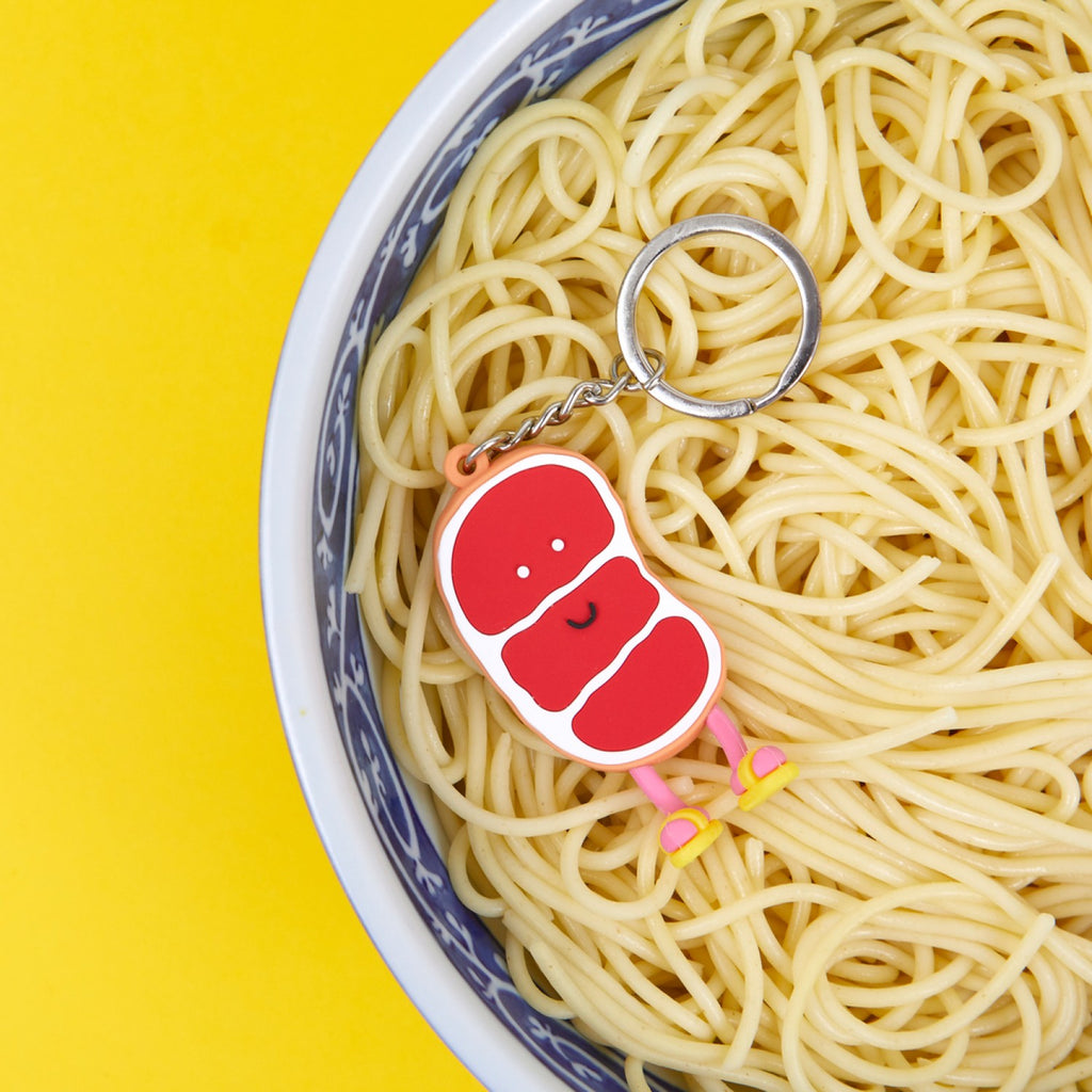 🍜  Ramen Keyring | 'Gyu Sensei' Meat SliceBalvi