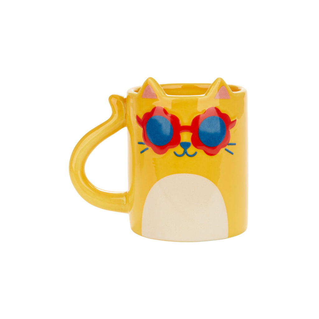 🐾  Cool Cat Mug | Yellow | 350ml