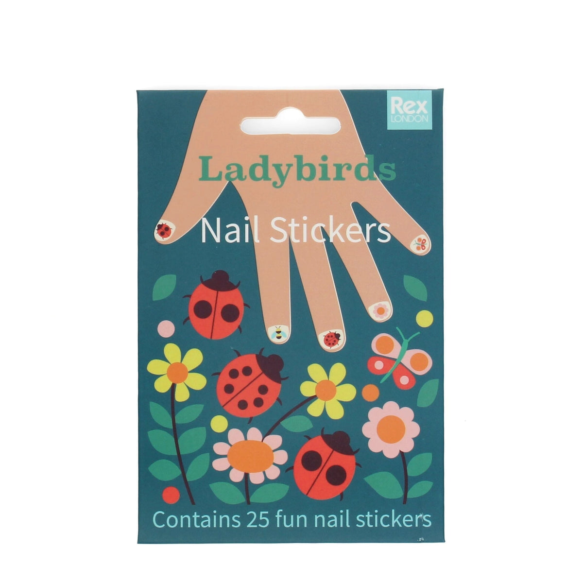 🐞 Children's Nail Stickers – Ladybird