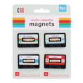 📼 Mini Music Magnets – Cassette Set of 4