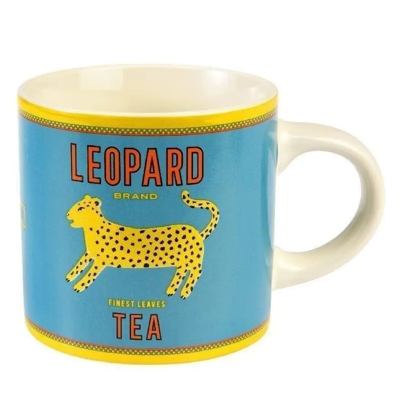 🐆 Leopard Tea Ceramic Mug