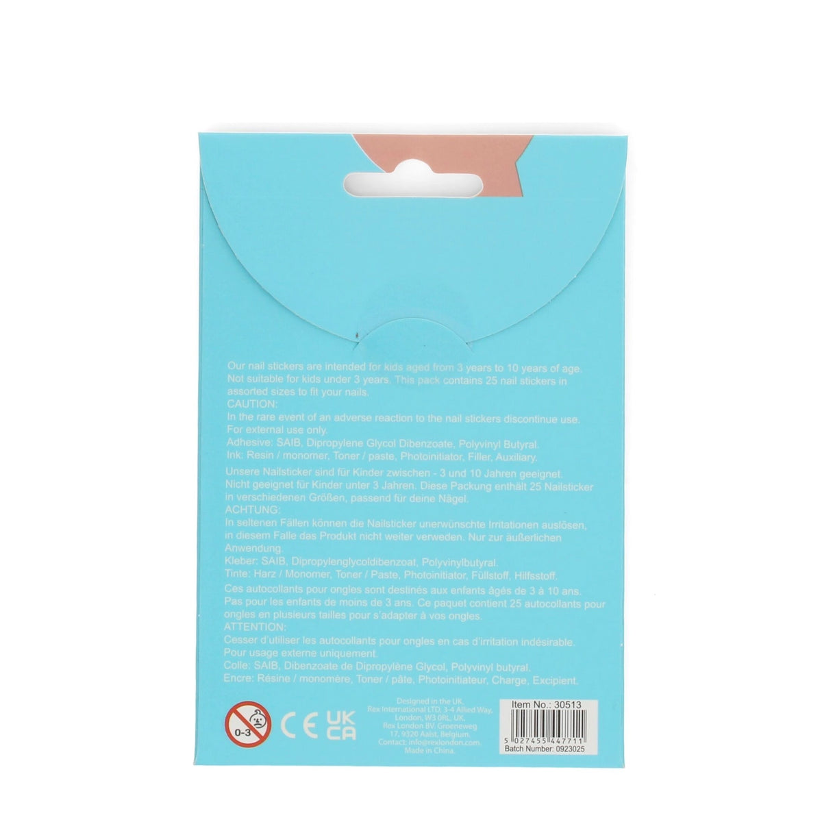 🐶 Children's Nail Stickers – Sausage Dog